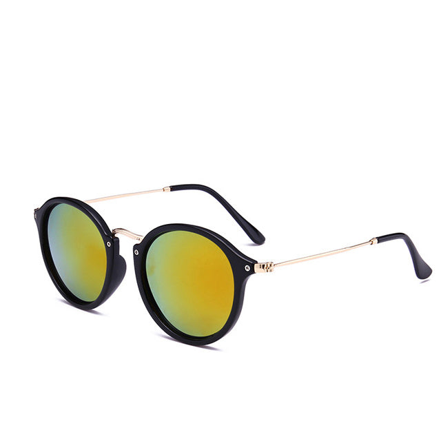 Metal Round Face Sunglasses