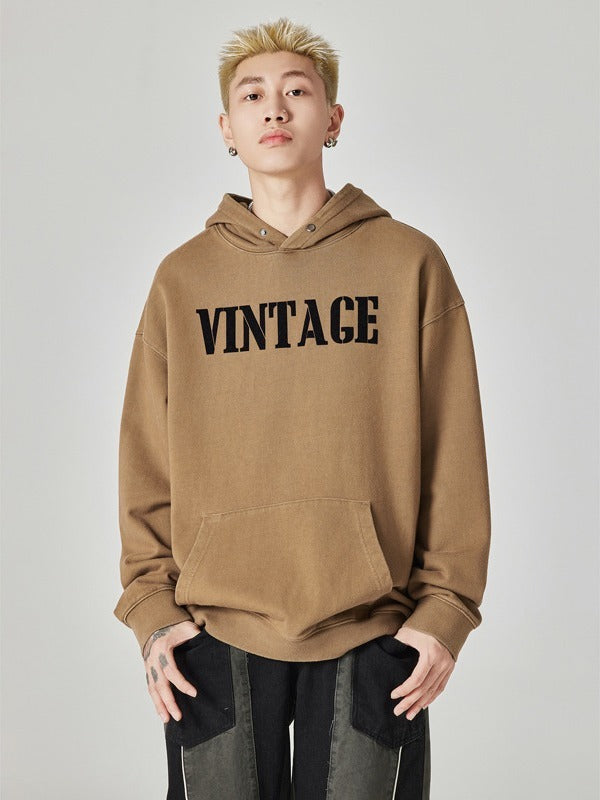 Men's Casual Hooded Cotton Sweater