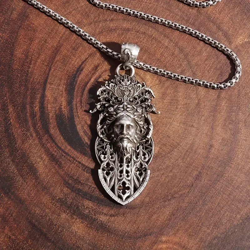 Zeus Greek God Necklace.