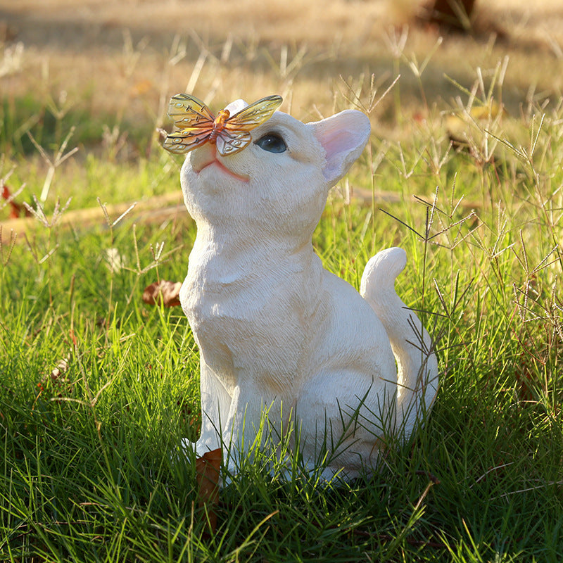 Cute Cat Sun Garden Ornaments