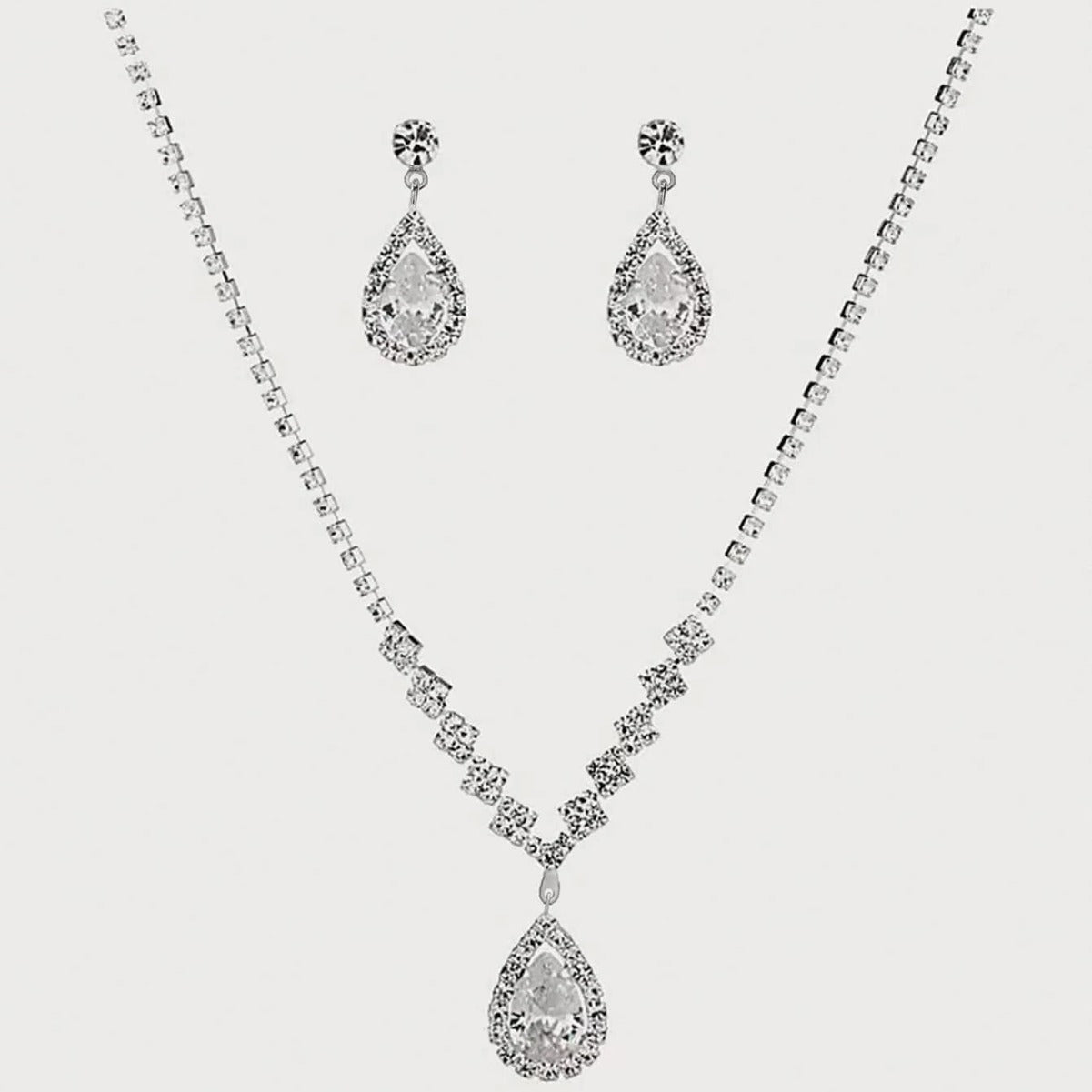 Zircon Fashion Necklace Set