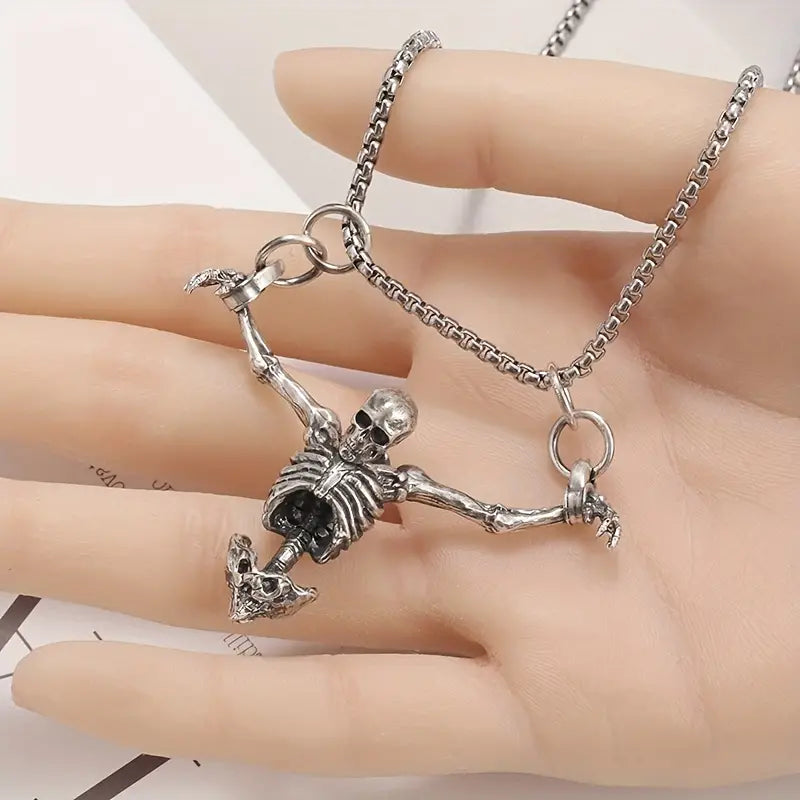 Skeleton Prisoner Necklace.