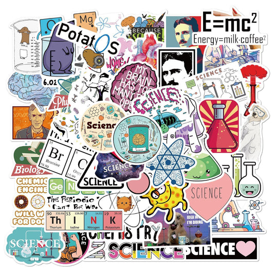 50 Laboratory Chemistry Stickers