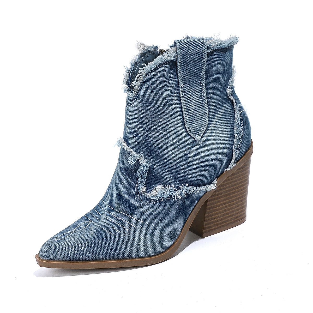 Trendy Denim Comfortable Ankle Boots