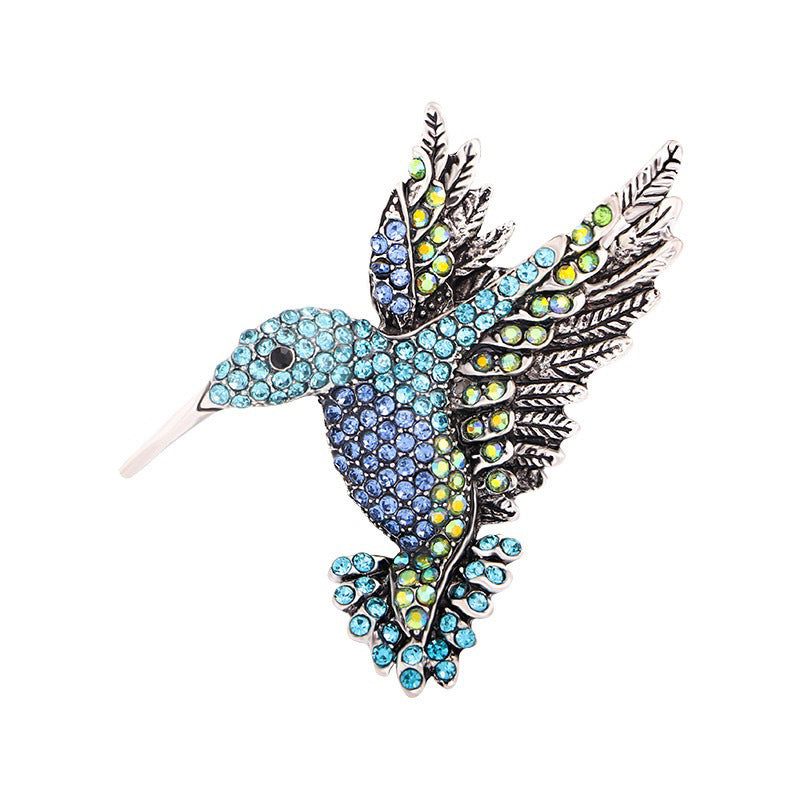 Hummingbird Brooch