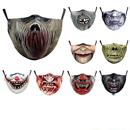 Halloween Double-layer Dust Mask