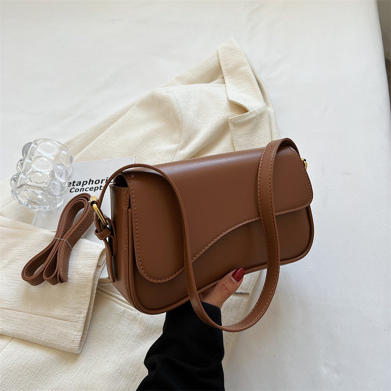 Flip Magnetic Buckle Shoulder Bag