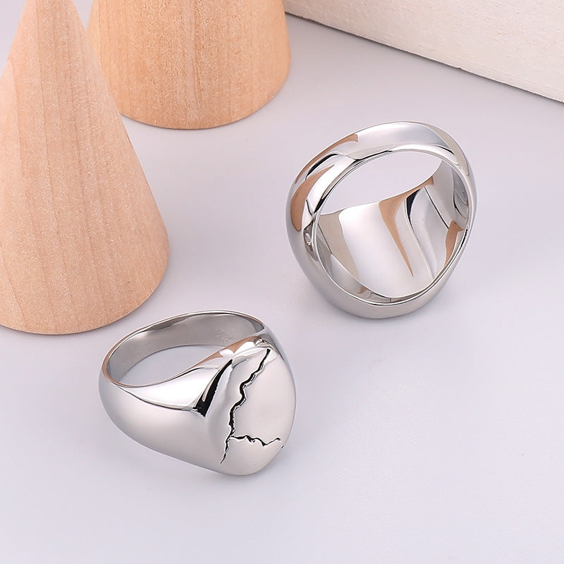 Men's Cracked Ring