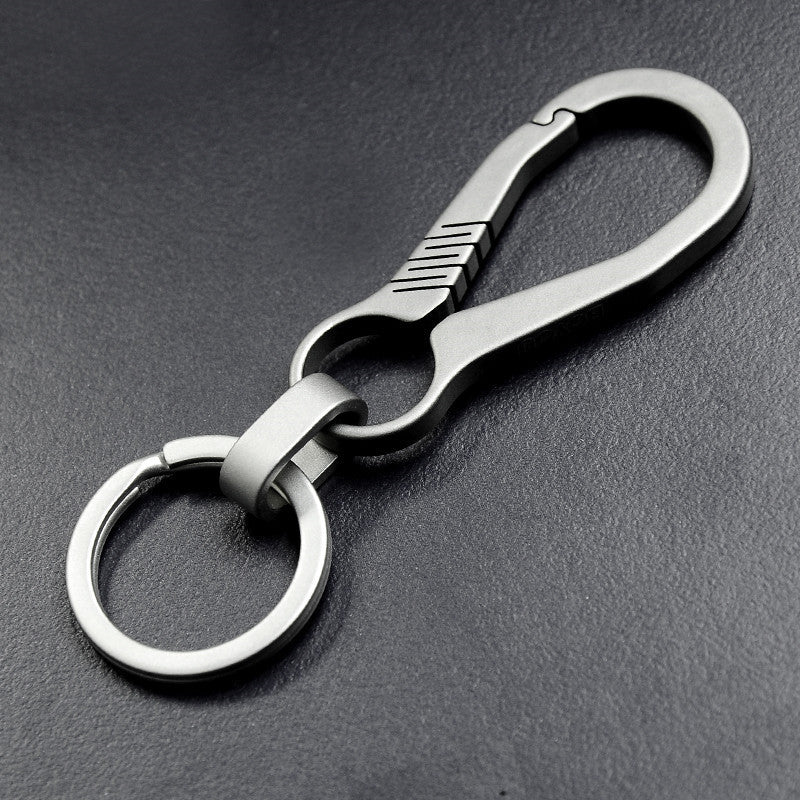 Men's Waist Titanium Alloy Keychain