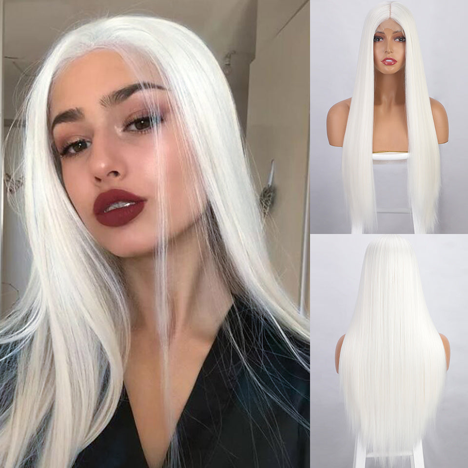 Long Straight Natural Lifelike Wig