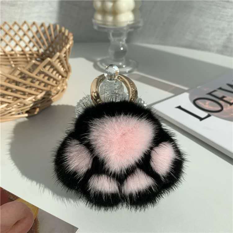 Cat's Claw Fur Keychain