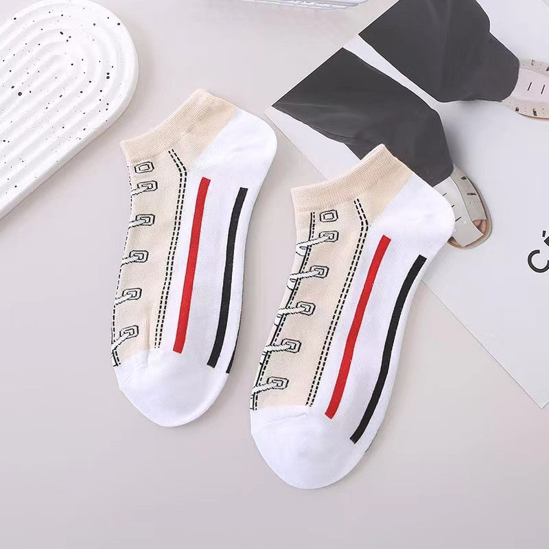 Canvas Shoe Socks