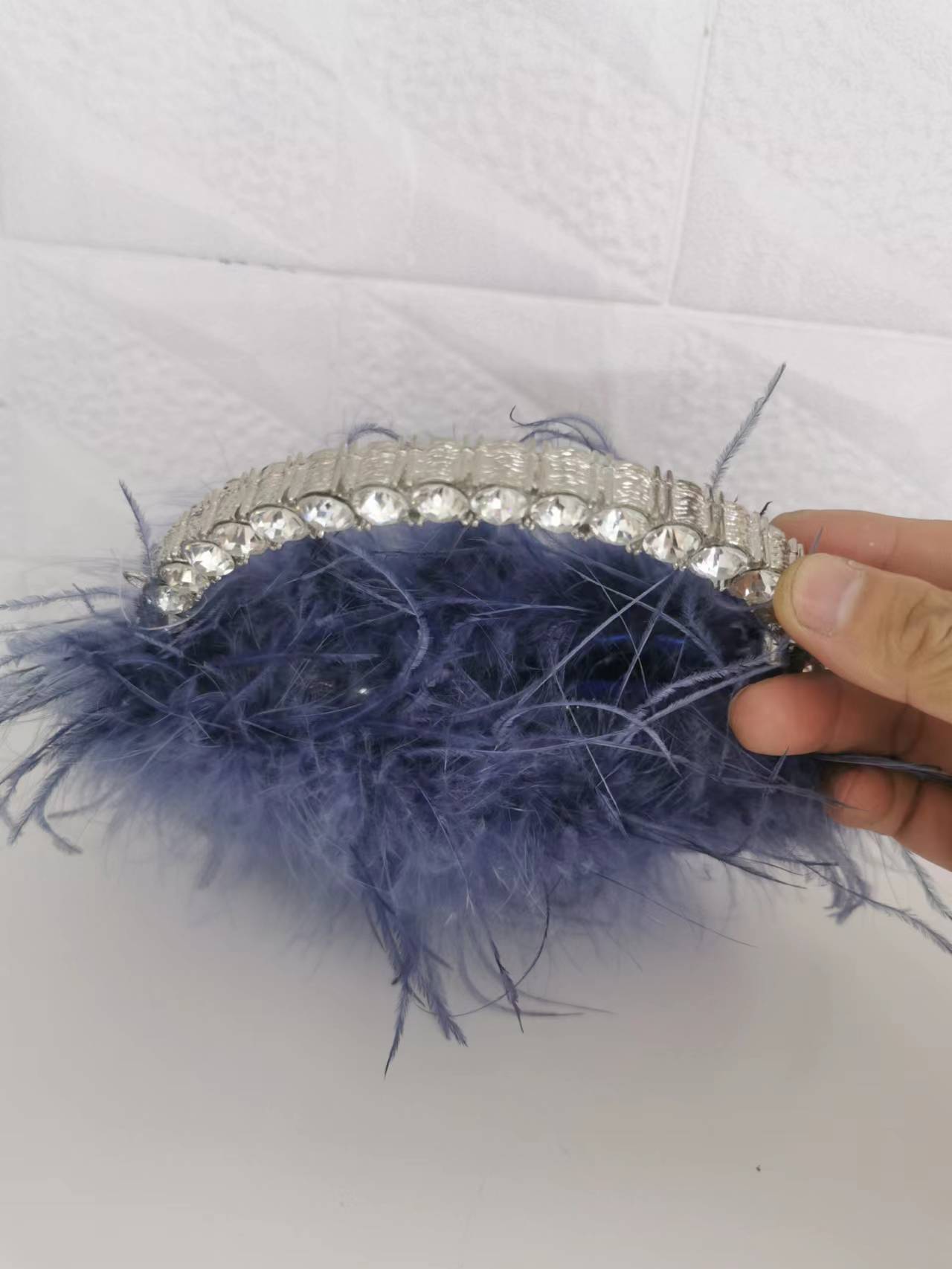 Diamond-encrusted Dinner Cloud Bag