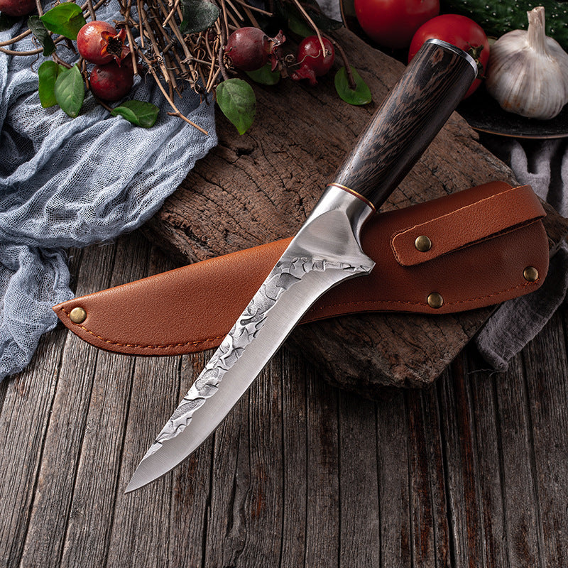 Stainless Carbon Steel Meat Sliced Fish And Fruit Splitting Knife