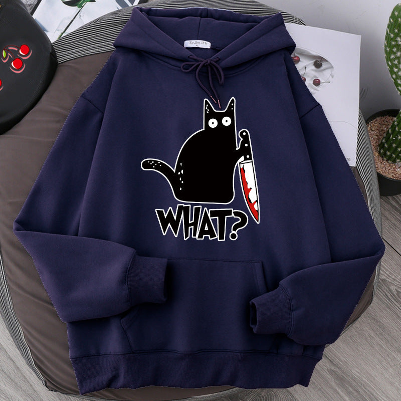 Killer Black Cat Hoodie