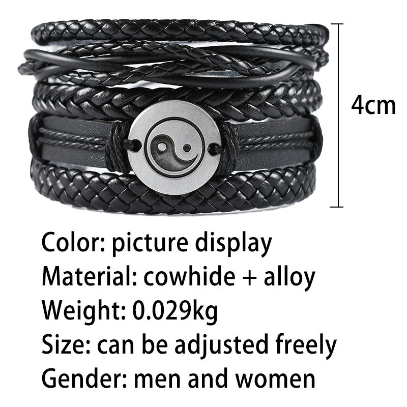 Leather Bracelet Set