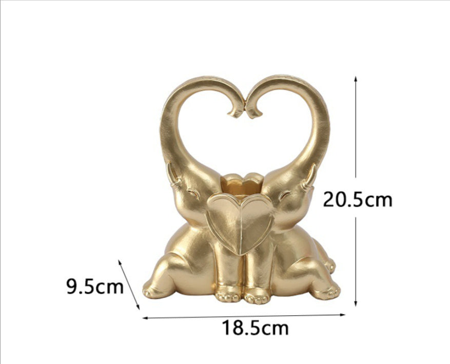 Elephant Candlestick Decoration