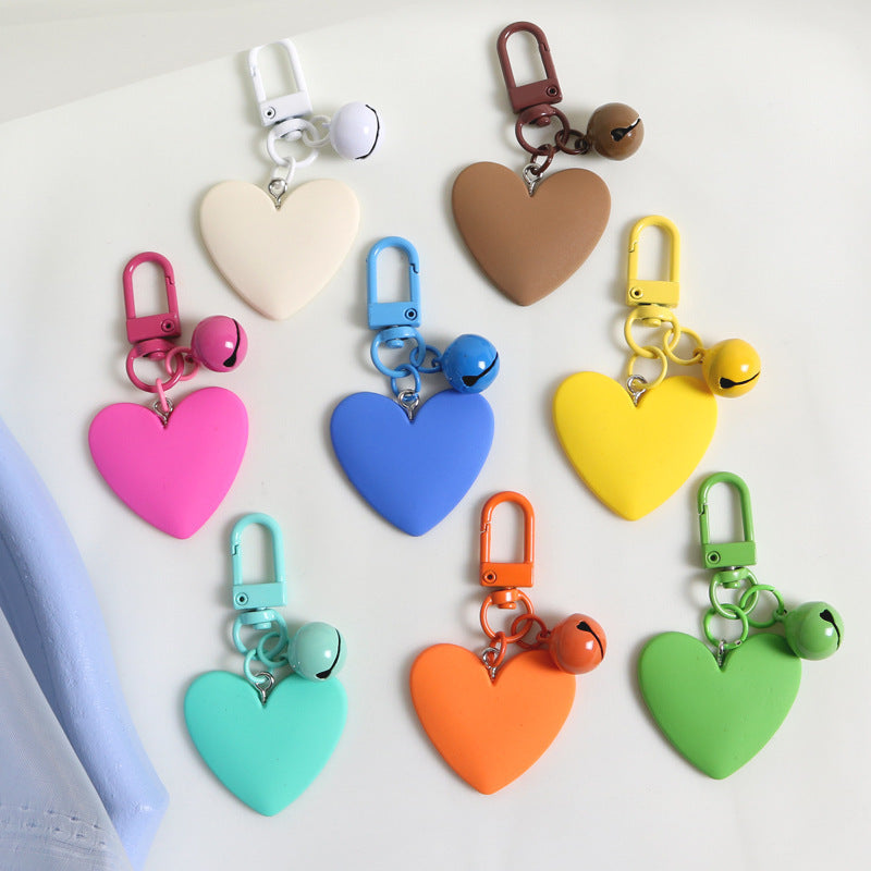 Heart Bell Keychain