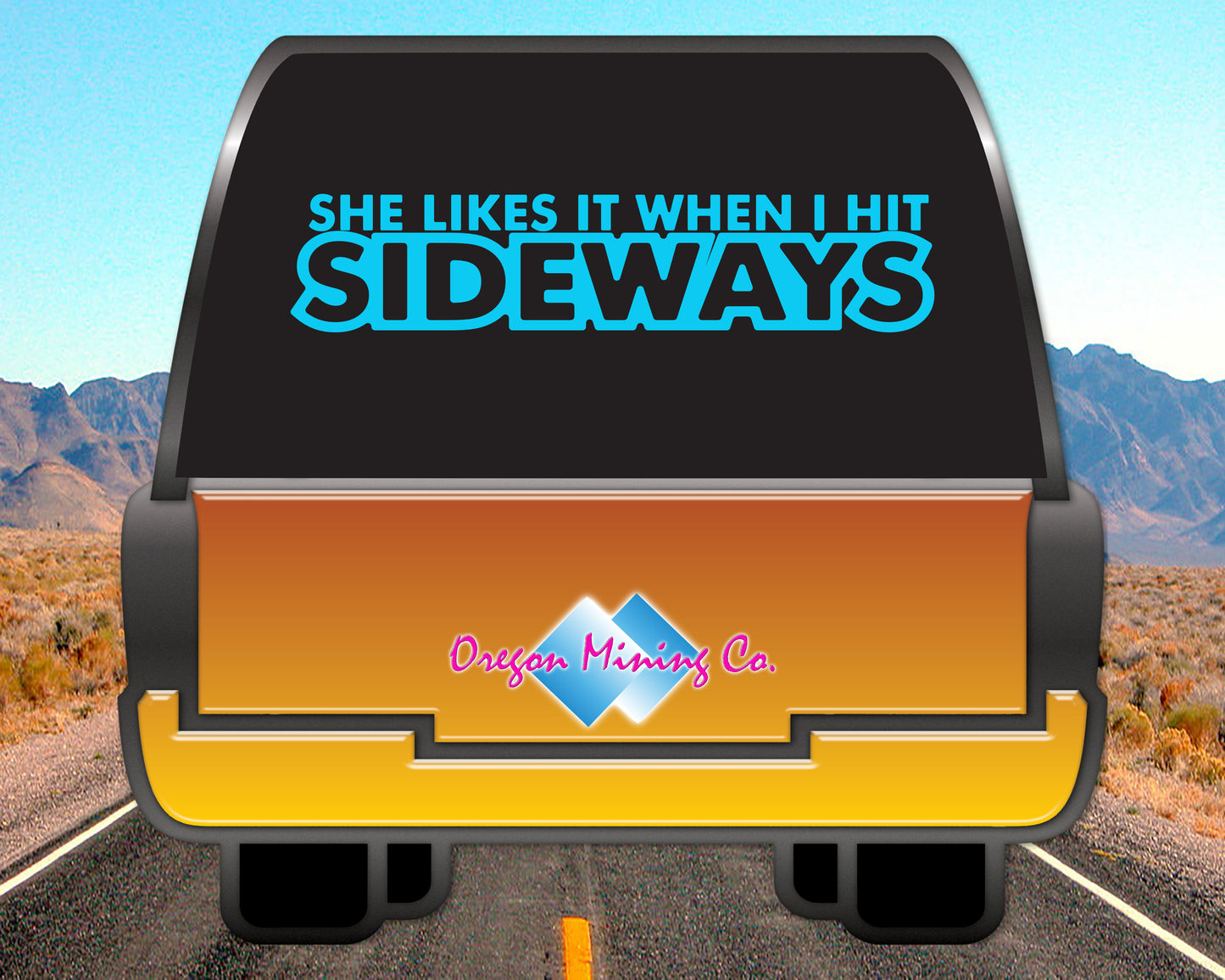 JDM She likes it when I hit Sideways, Auto Vinyl Decal