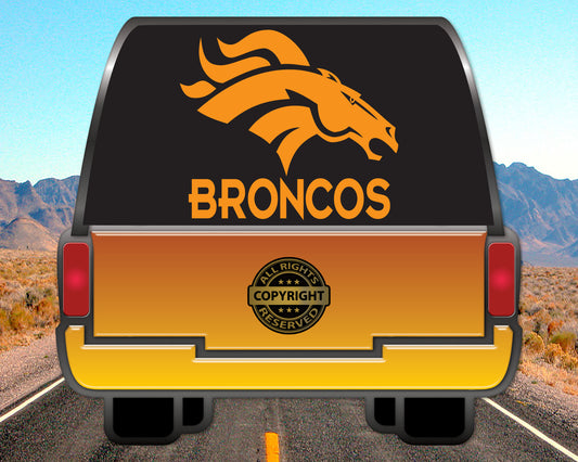 Broncos, Vinyl Decal