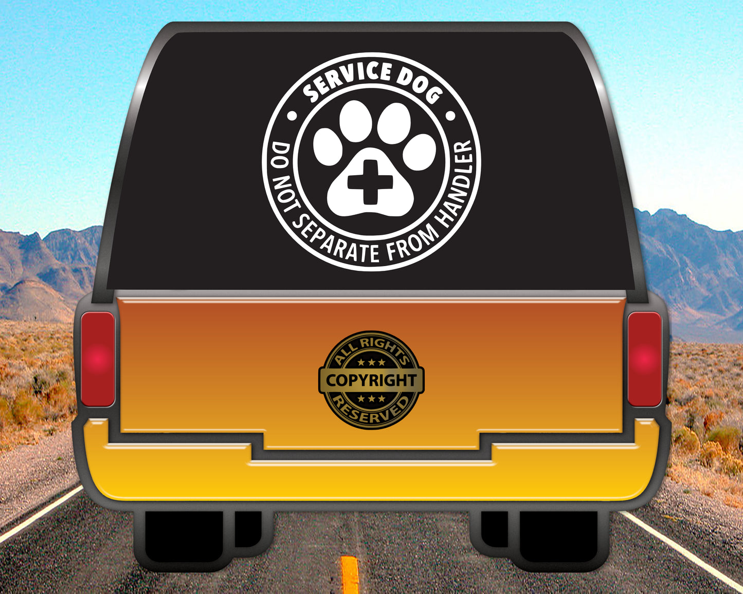 Service Dog, Vinyl Decal