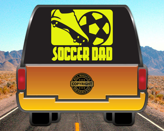 Soccer Dad, Vinyl Decal