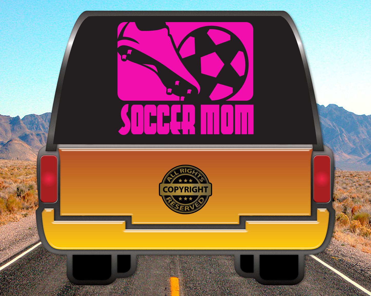 Soccer Mom, Vinyl Decal