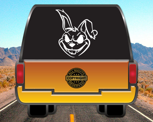 Hip Hop Bunny, Vinyl Decal