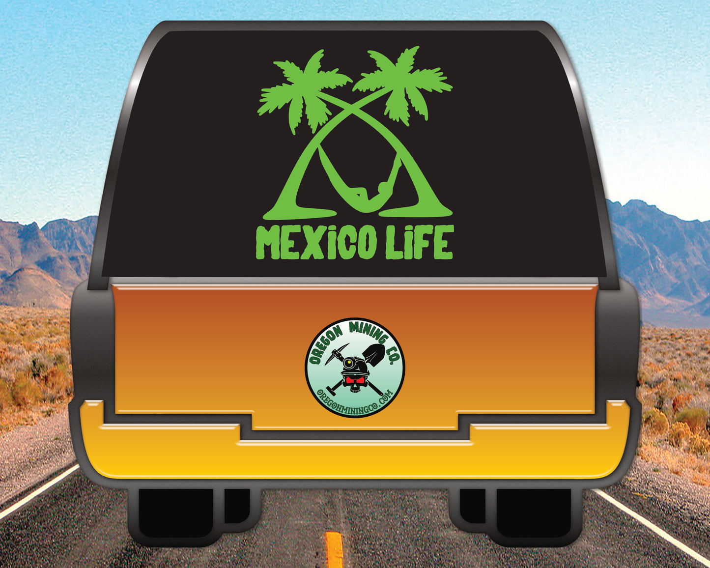 Mexico Life Vinyl Decal