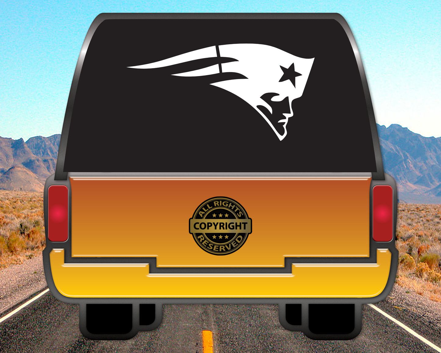 Patriots, Vinyl Decal