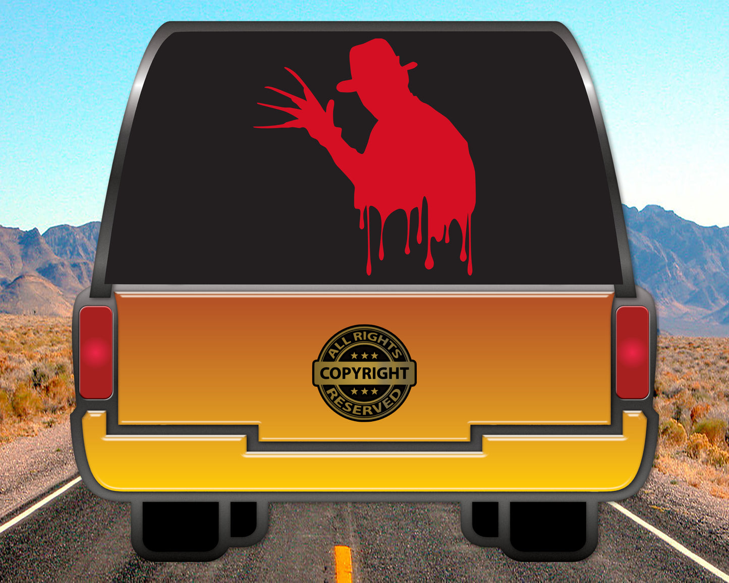 Freddy, Vinyl Decal