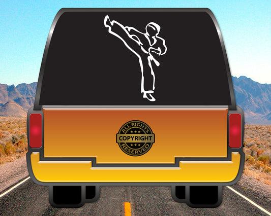 Karate Guy, Vinyl Decal