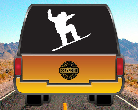 Snowboarder Guy, Vinyl Decal