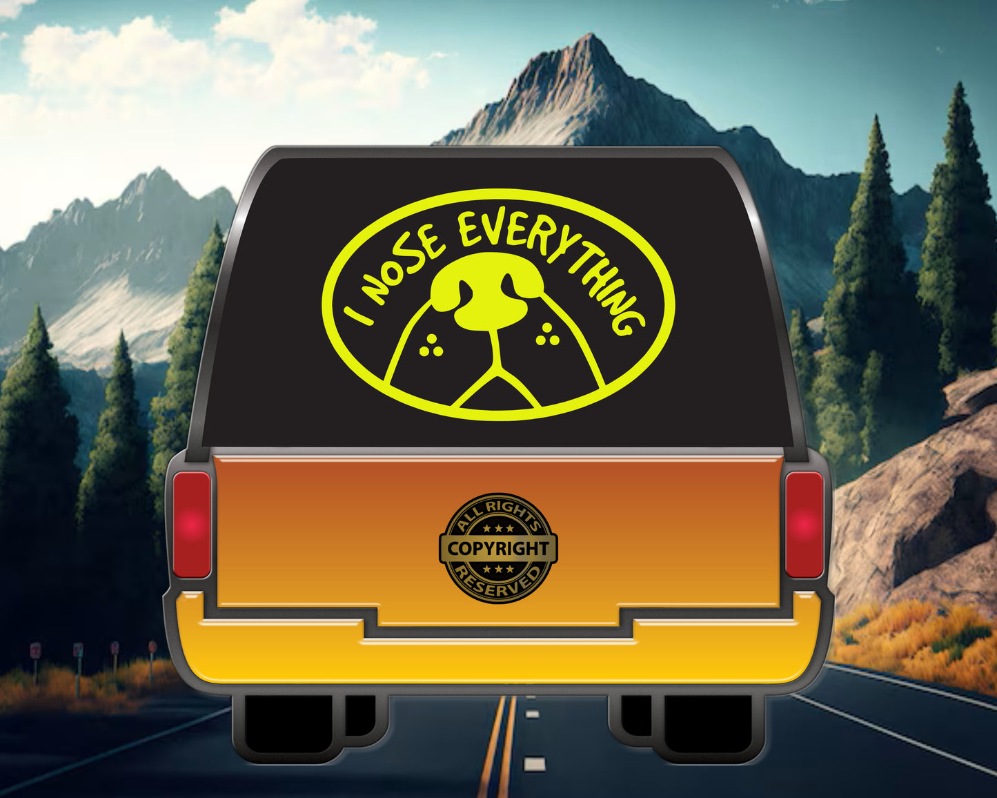 I Nose Everything, Vinyl Decal