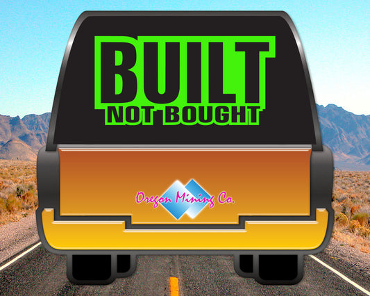 JDM Built Not Bought, Auto Vinyl Decal