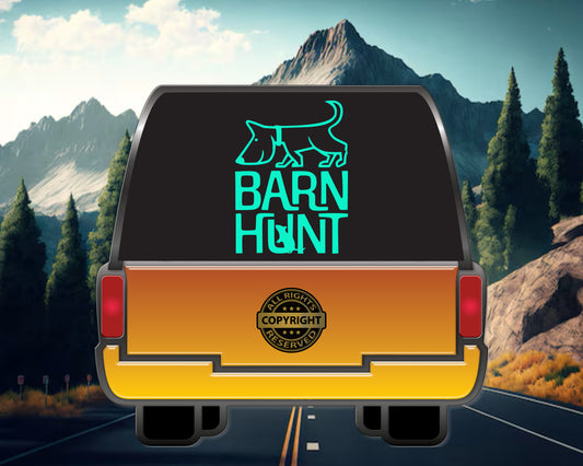 Barn Hunt, Vinyl Decal