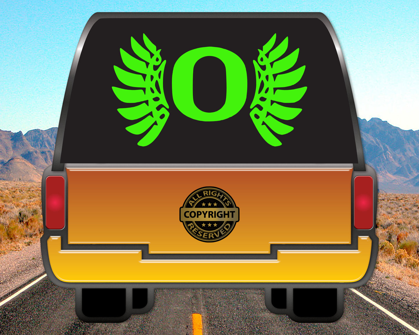 Oregon Ducks, Vinyl Decal