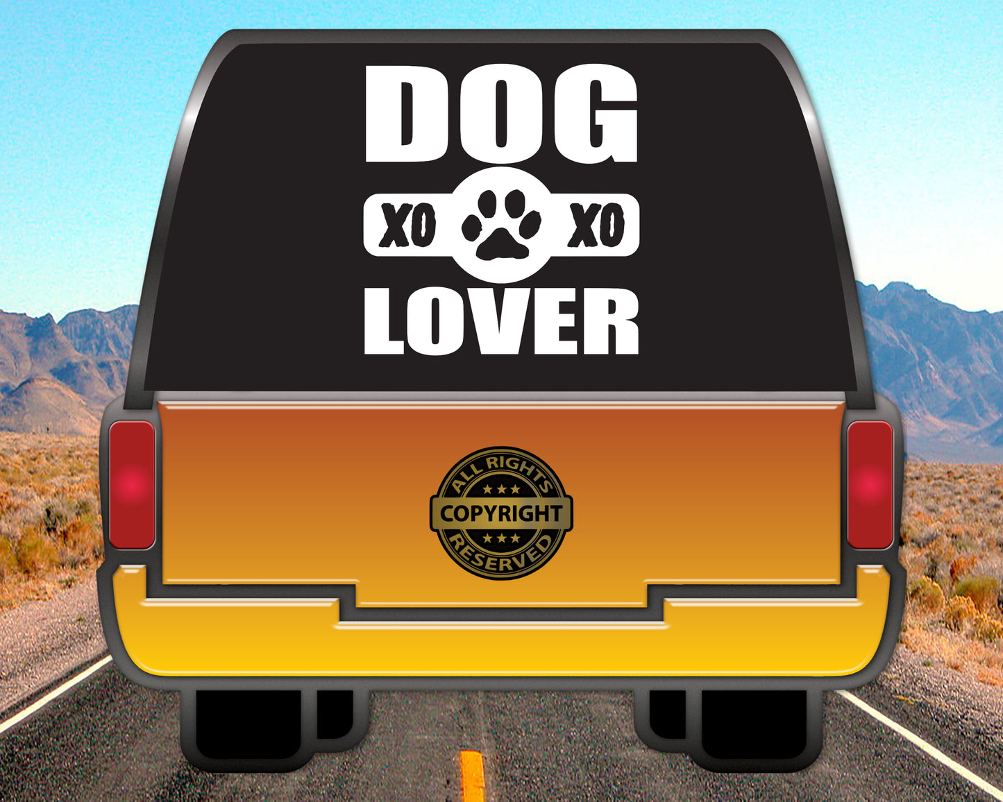 Dog Lover, Vinyl Decal