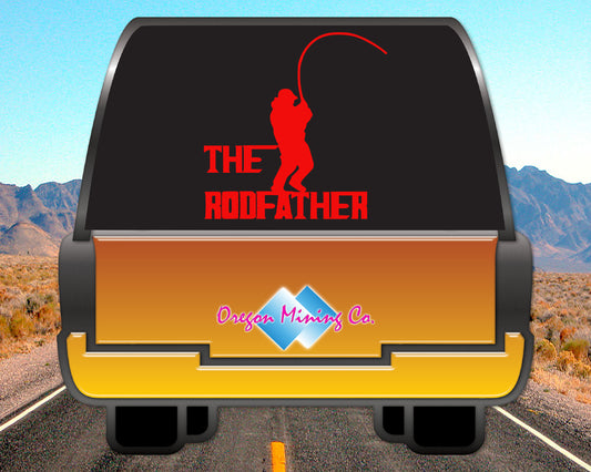 The Rodfather, Fishing Vinyl Decal