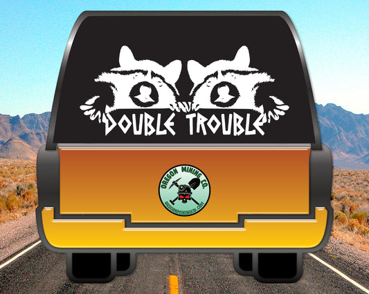 Double Trouble Vinyl Decal