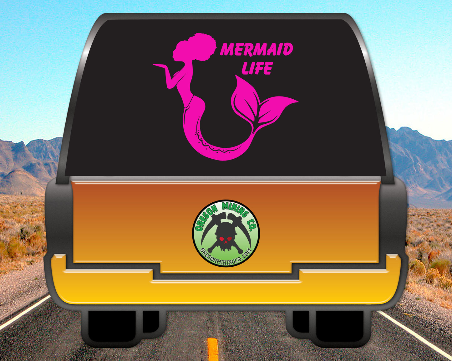 Mermaid Life, Vinyl Decal