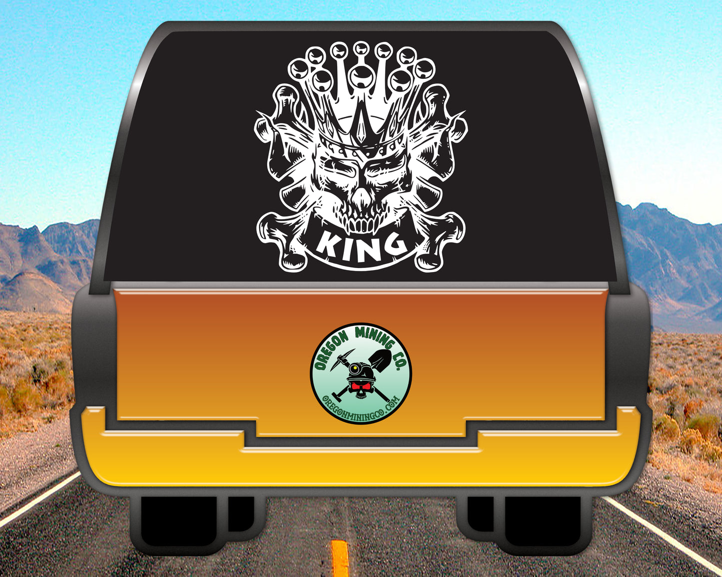 Skull King, Vinyl Decal