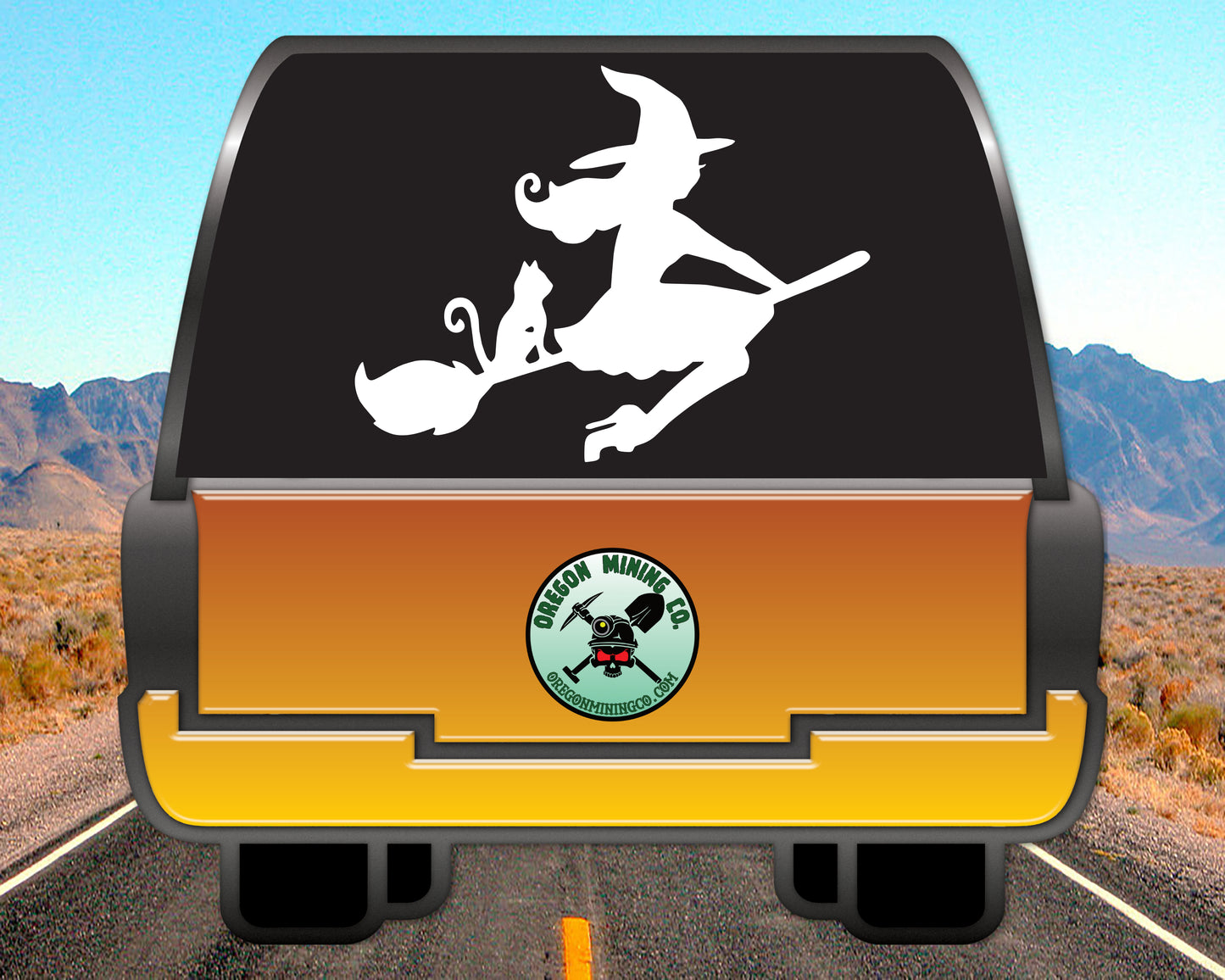 Witch Vinyl Decal