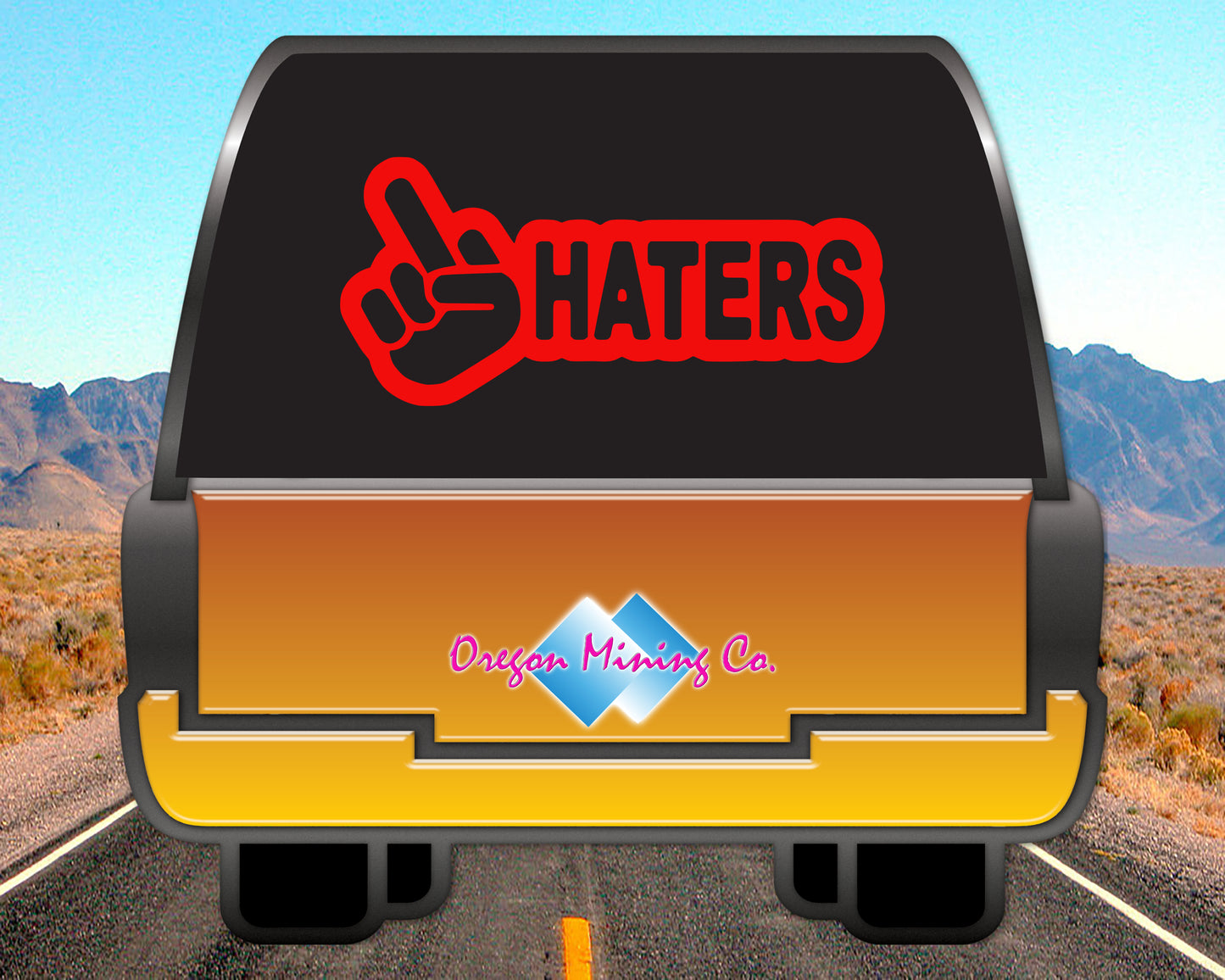 Fuck Haters, Auto Vinyl Decal