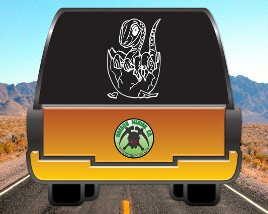 Baby Dinosaur Vinyl Decal