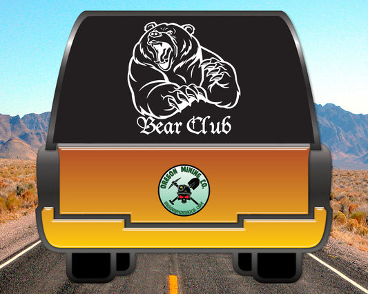 Bear Club Vinyl Decal