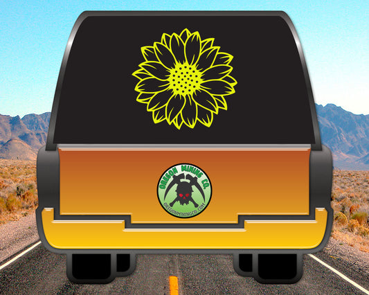 Sunflower Vinyl Decal