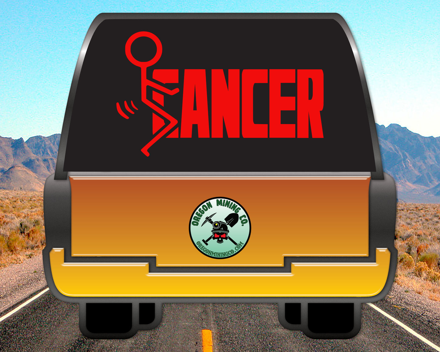 Fuck Cancer. Vinyl Decal.