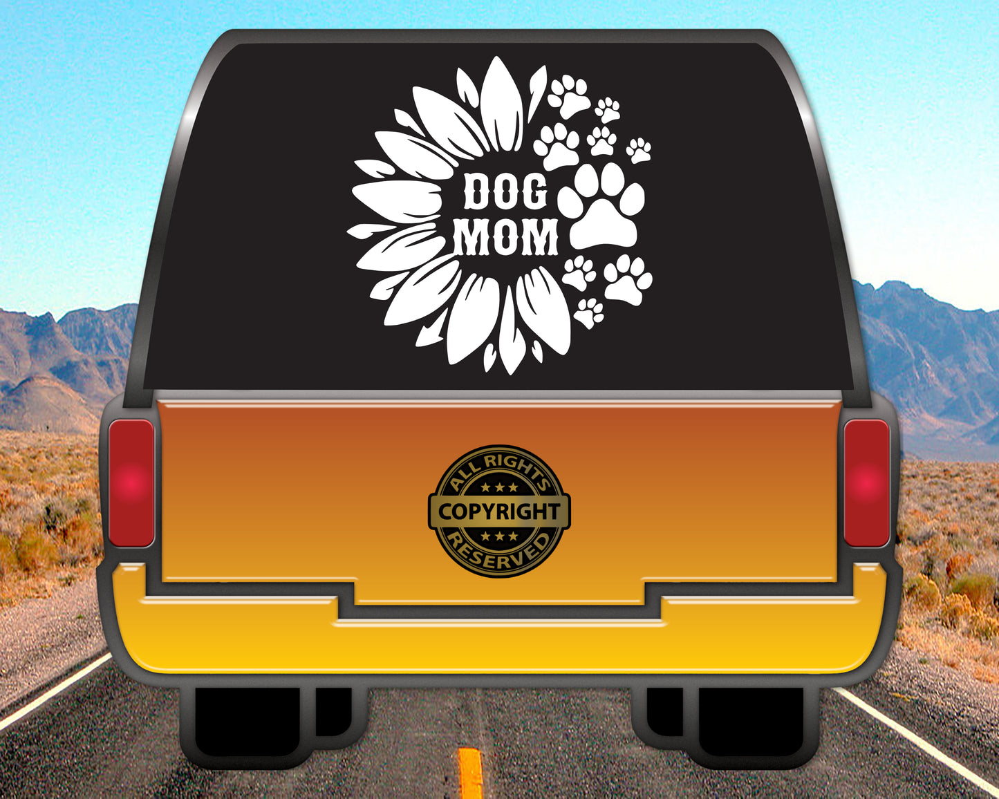 Dog Mom, Vinyl Decal