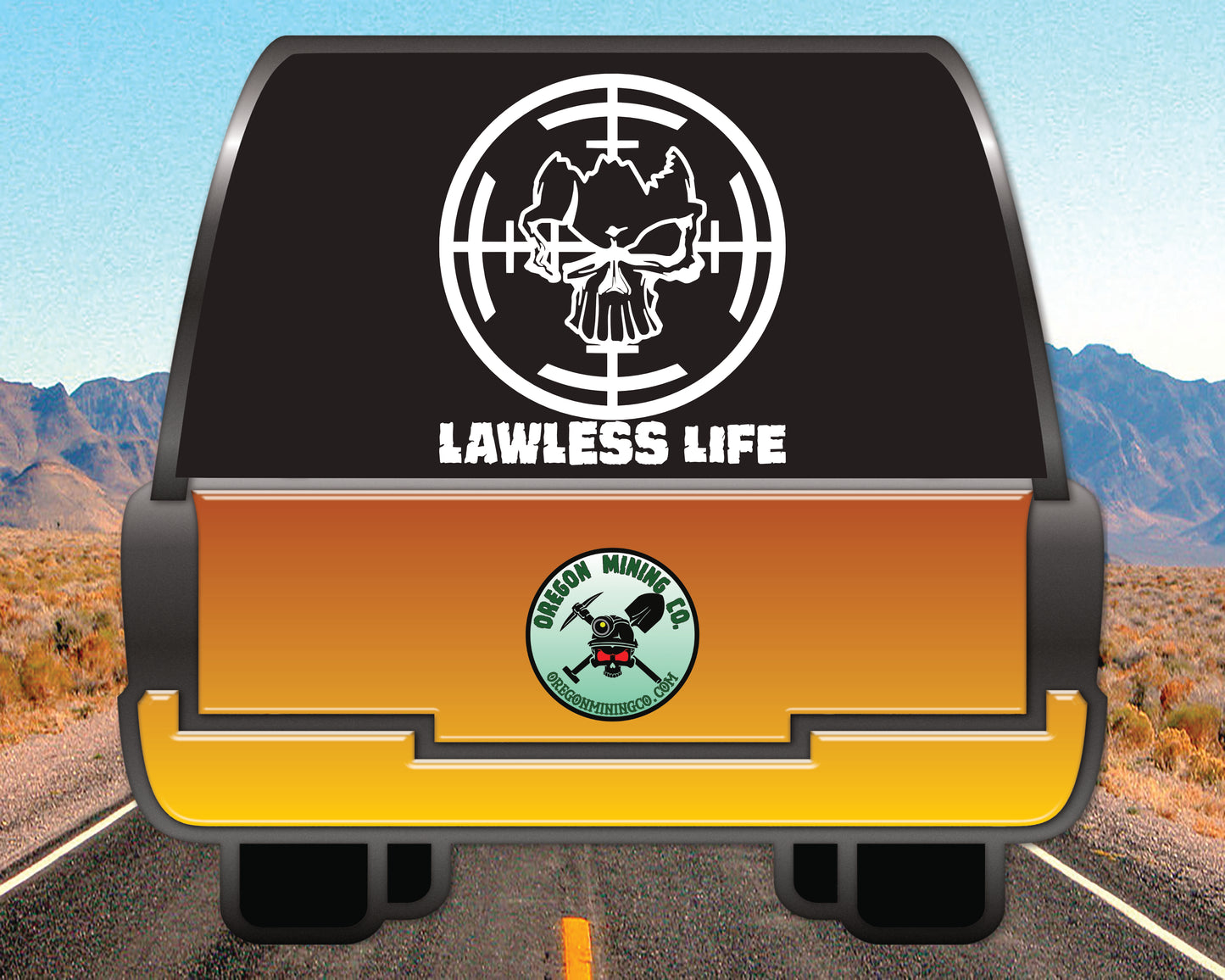 Lawless Life Sight Vinyl Decal